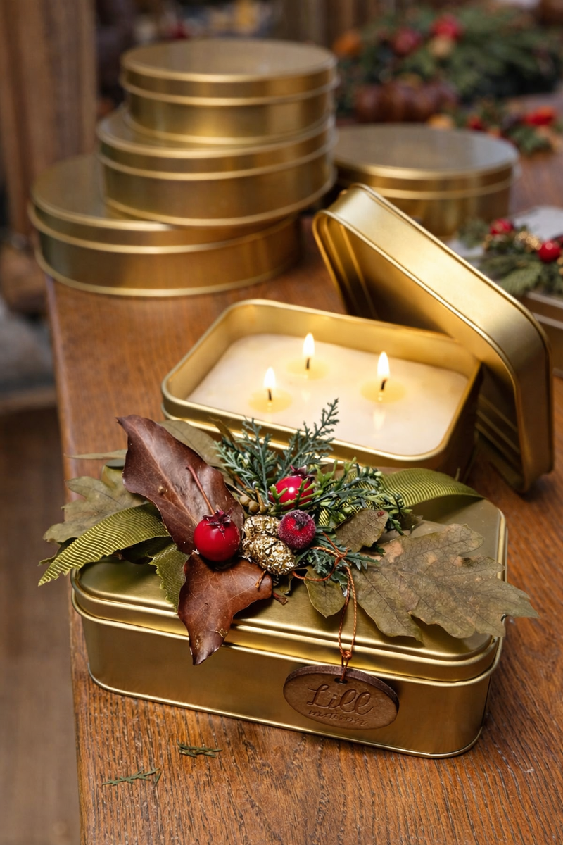 Kapaklı Kutu Mumlar