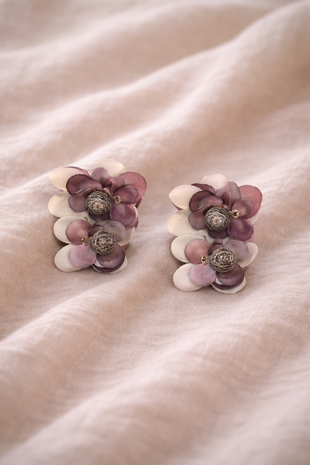 Lill Mor Harmanı Küpe