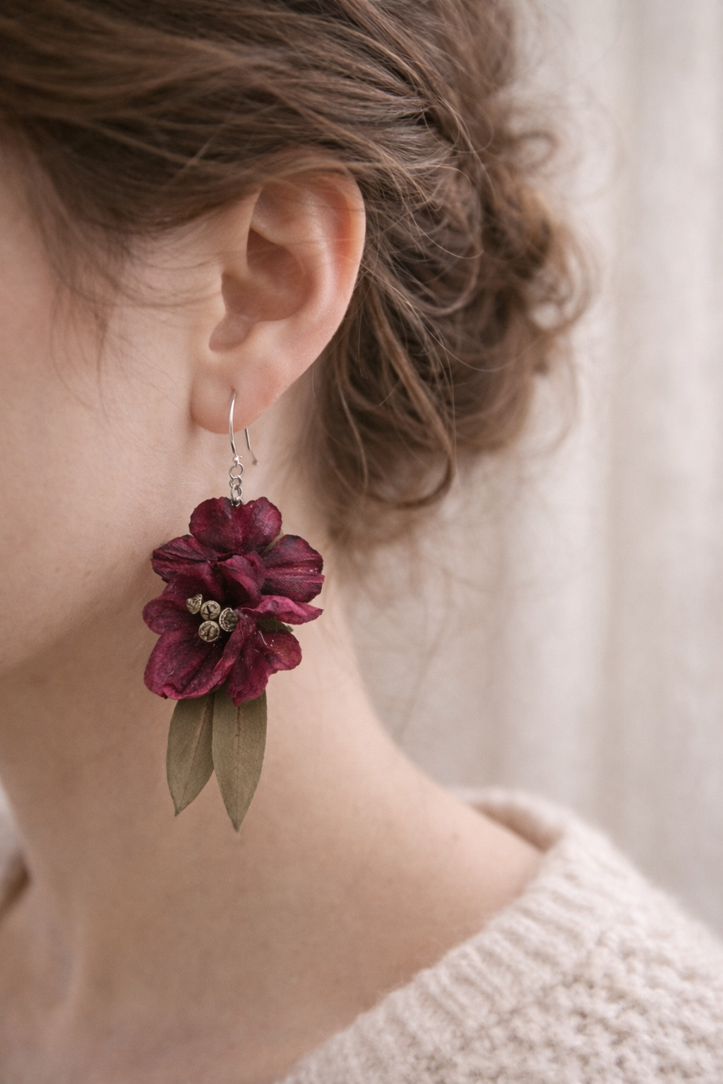 Lill Kırmızı Küpe