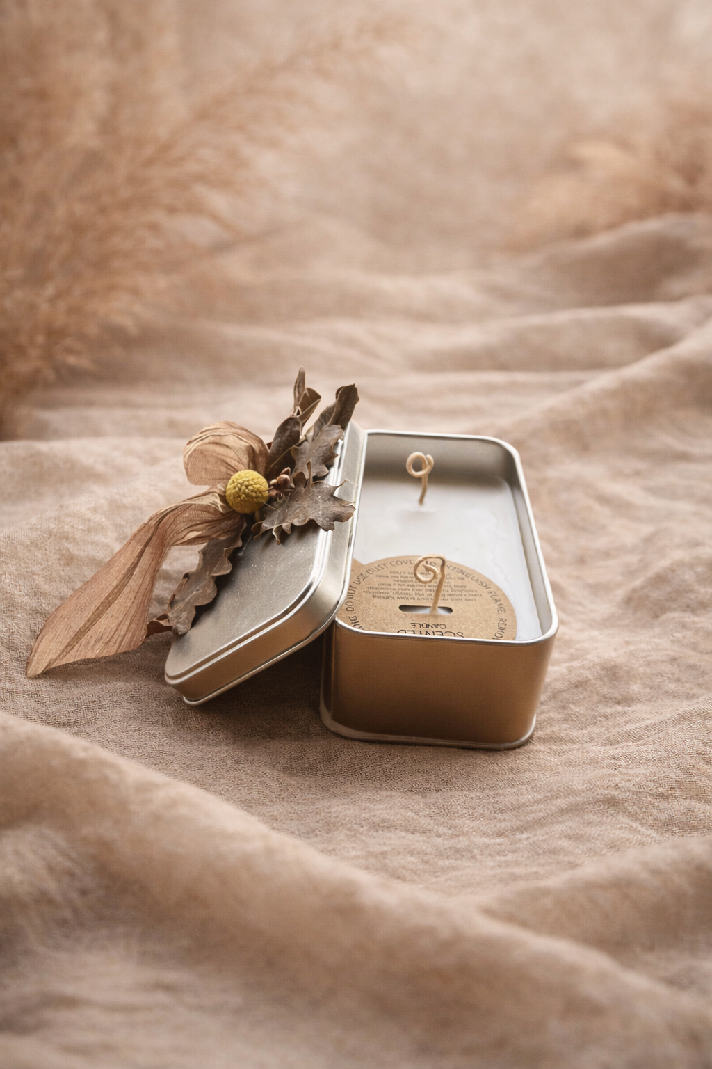 Lill Dekoratif Kutu / Mumlu Kutu