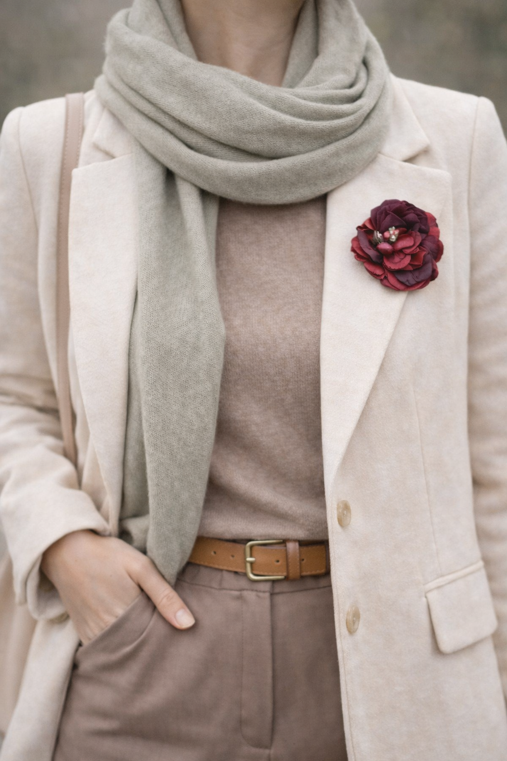 Lill Kırmızı Broş