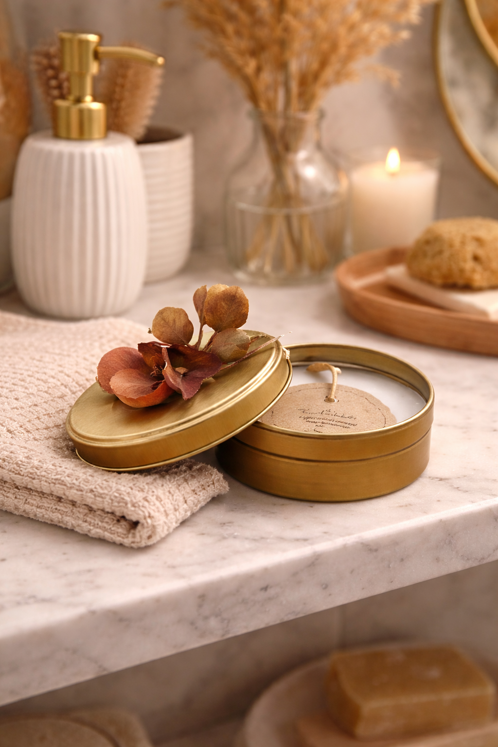 Lill Dekoratif Kutu / Mumlu Kutu